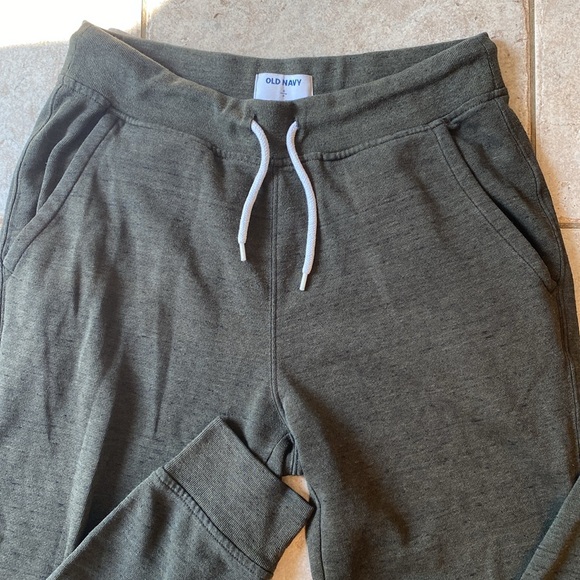 Old Navy Men’s  Comfortable Joggers with cuffed ankle Heathered Green size S - Picture 2 of 8